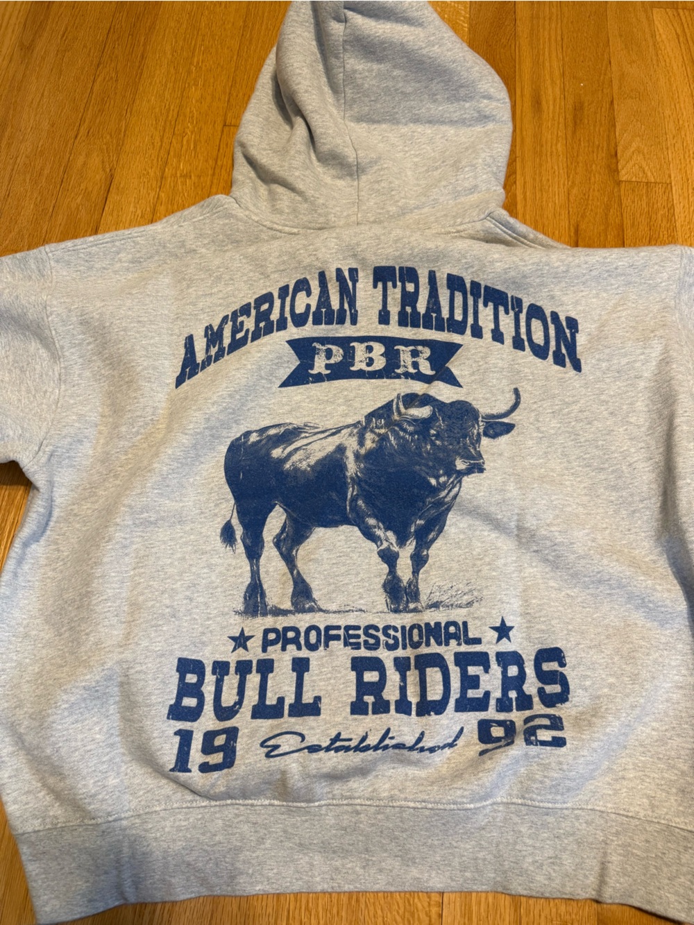 bull riding hoodie - Picture 2 of 3